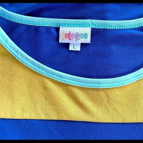 Lularoe Julia Dress-size Large - Picture 2 of 3